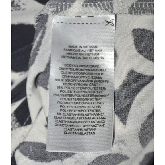 Lauren Ralph Lauren Women's Size 10 Faux Wrap Sheath Dress Stretch Rushed Gray - Picture 11 of 12